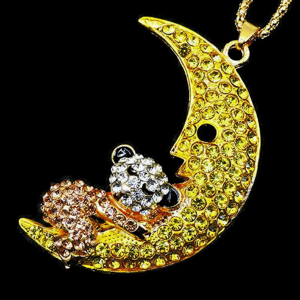 Darling Moon & Teddy Pendant NWT- - Picture 1 of 3